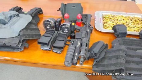 Illegal Weapons and Ammunition being sold in Haiti